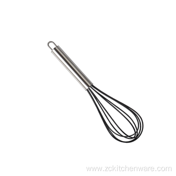 Kitchen Silicone Wire Stainless Steel Balloon Whisk Beater